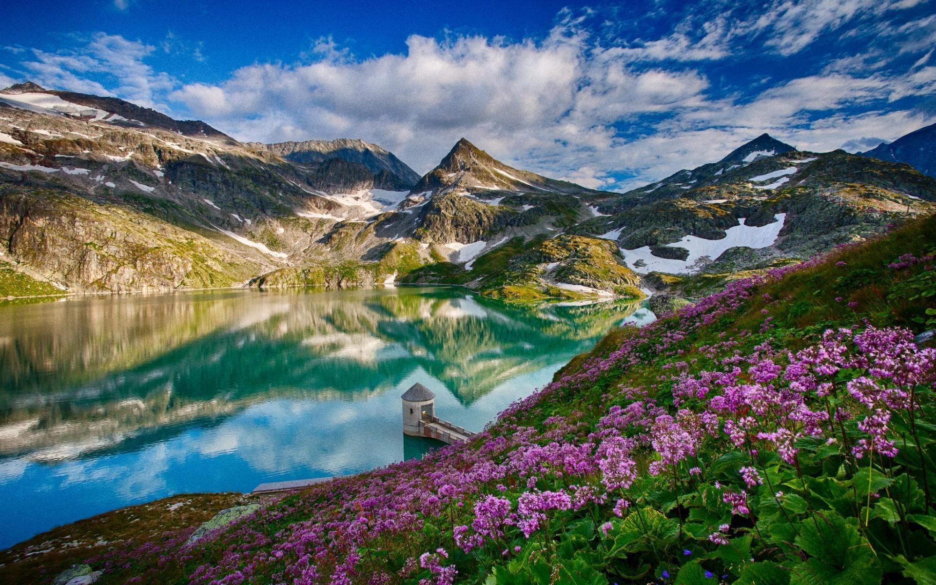 Landscape Lake Mountains Wallpapers