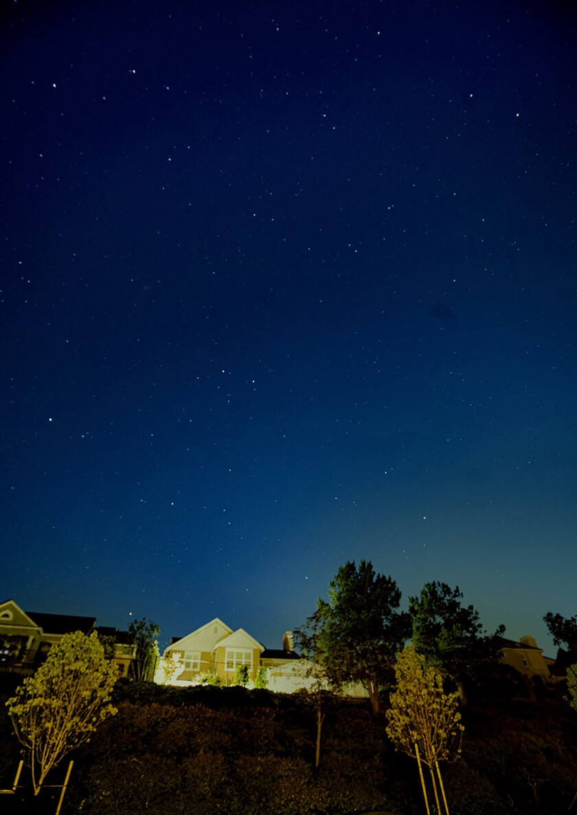 Landscape Night Moon Stars Wallpapers