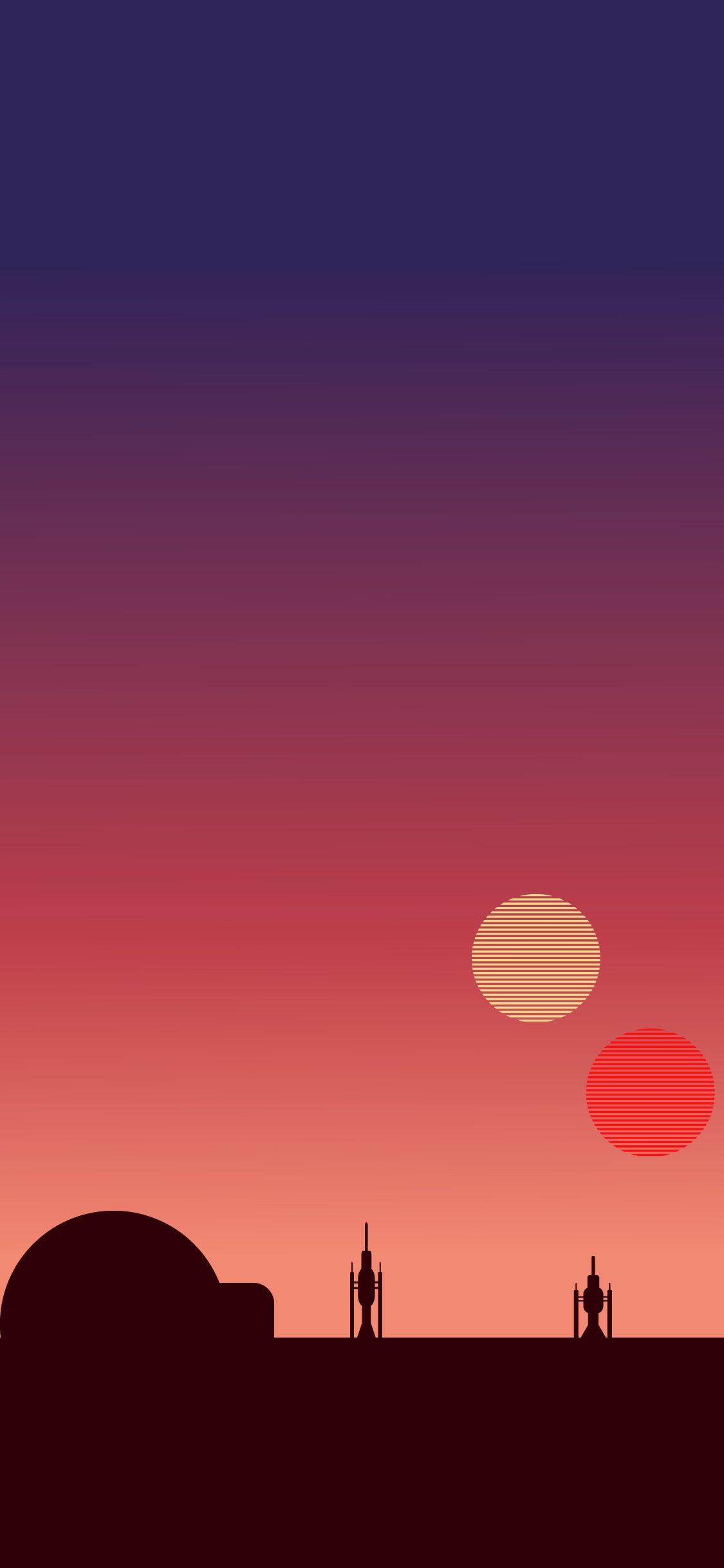 Layered Sunset Wallpapers