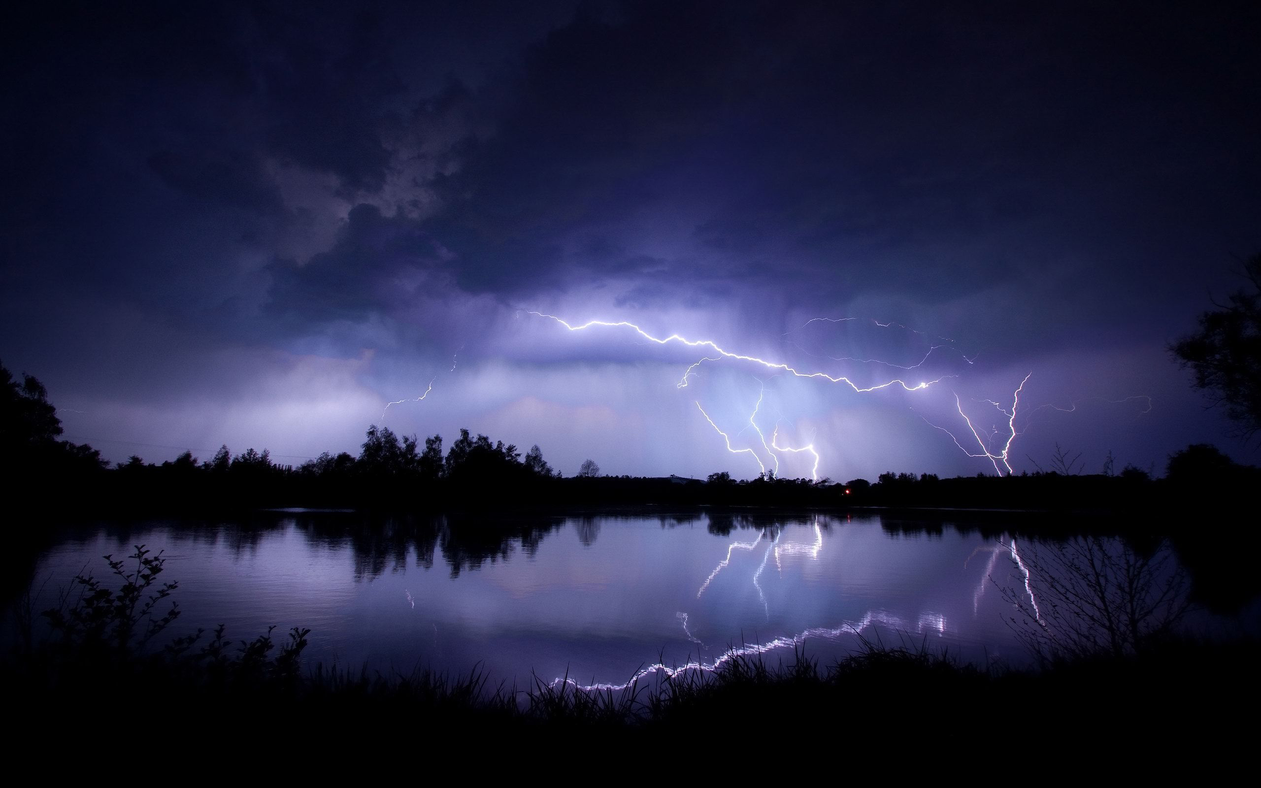 Lightning At Night Hd Wallpapers