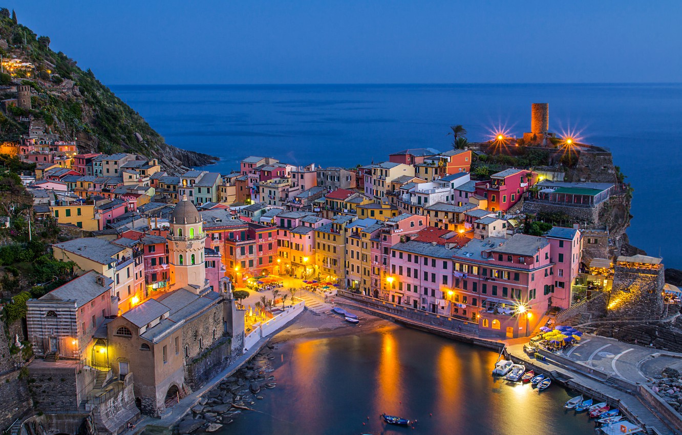 Liguria Vernazza Italy Wallpapers