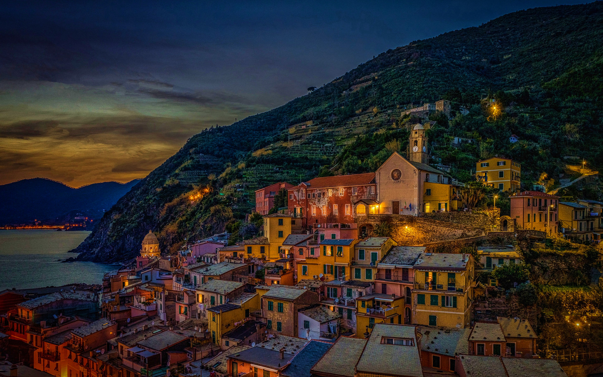 Liguria Vernazza Italy Wallpapers