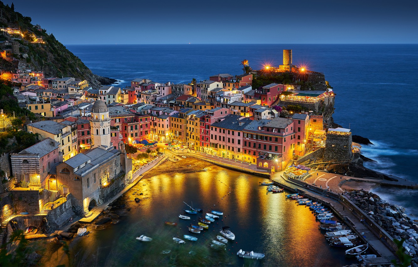 Liguria Vernazza Italy Wallpapers