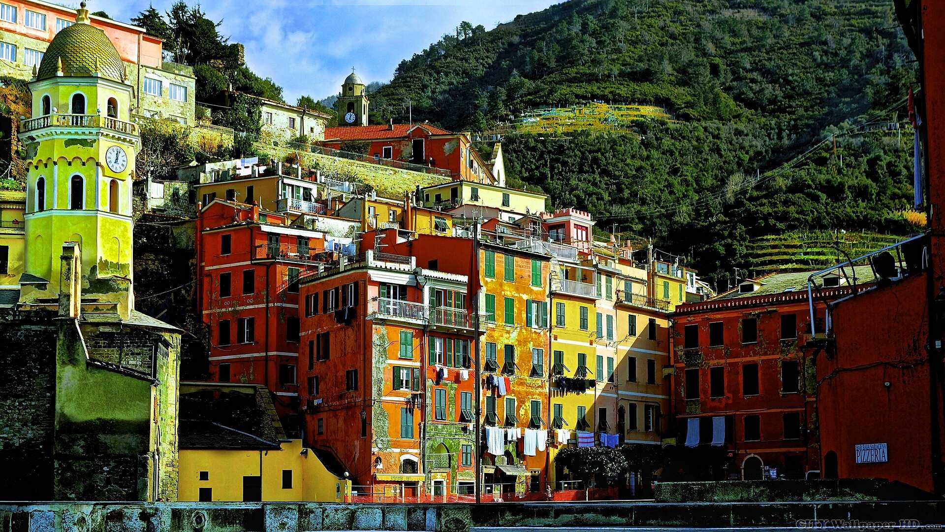Liguria Vernazza Italy Wallpapers