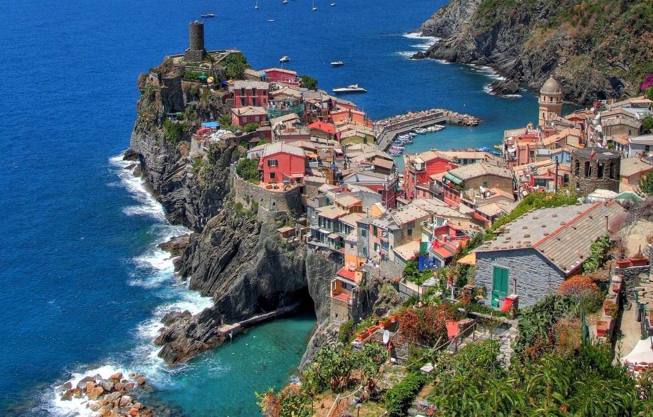 Liguria Vernazza Italy Wallpapers