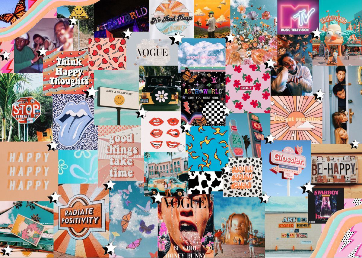 Summer Collage Backgrounds