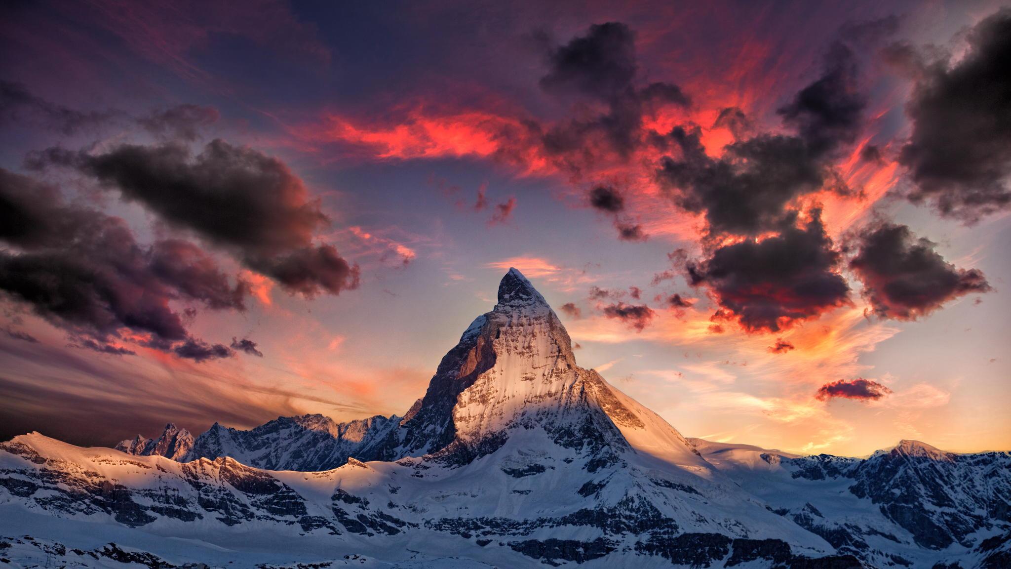 Matterhorn Hd Mountain Alps Wallpapers