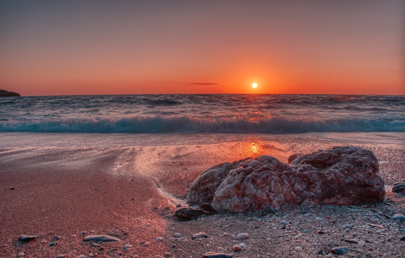 Mediterranean Sea Sunset Wallpapers