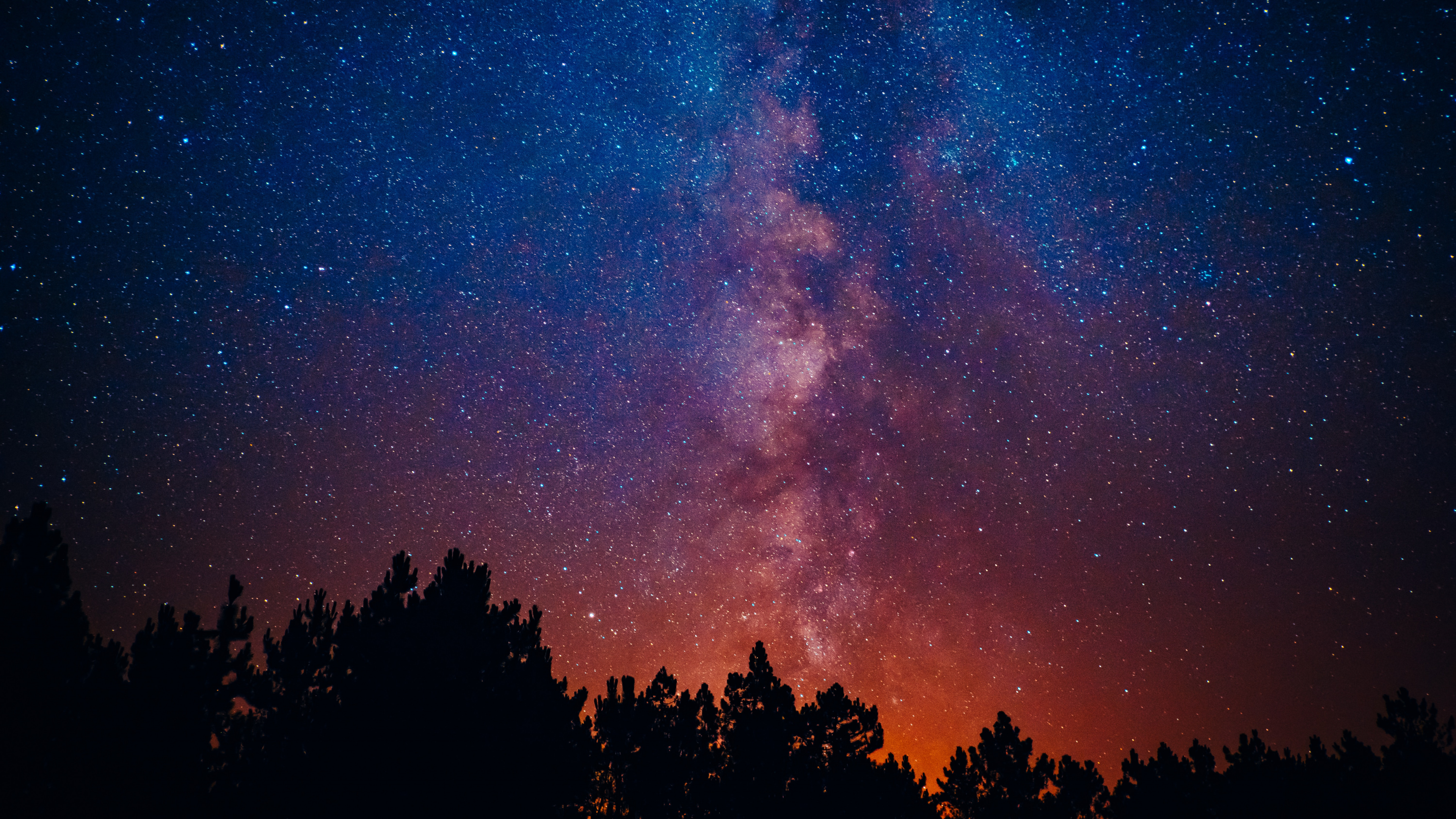 Milky Way 4K Night Wallpapers