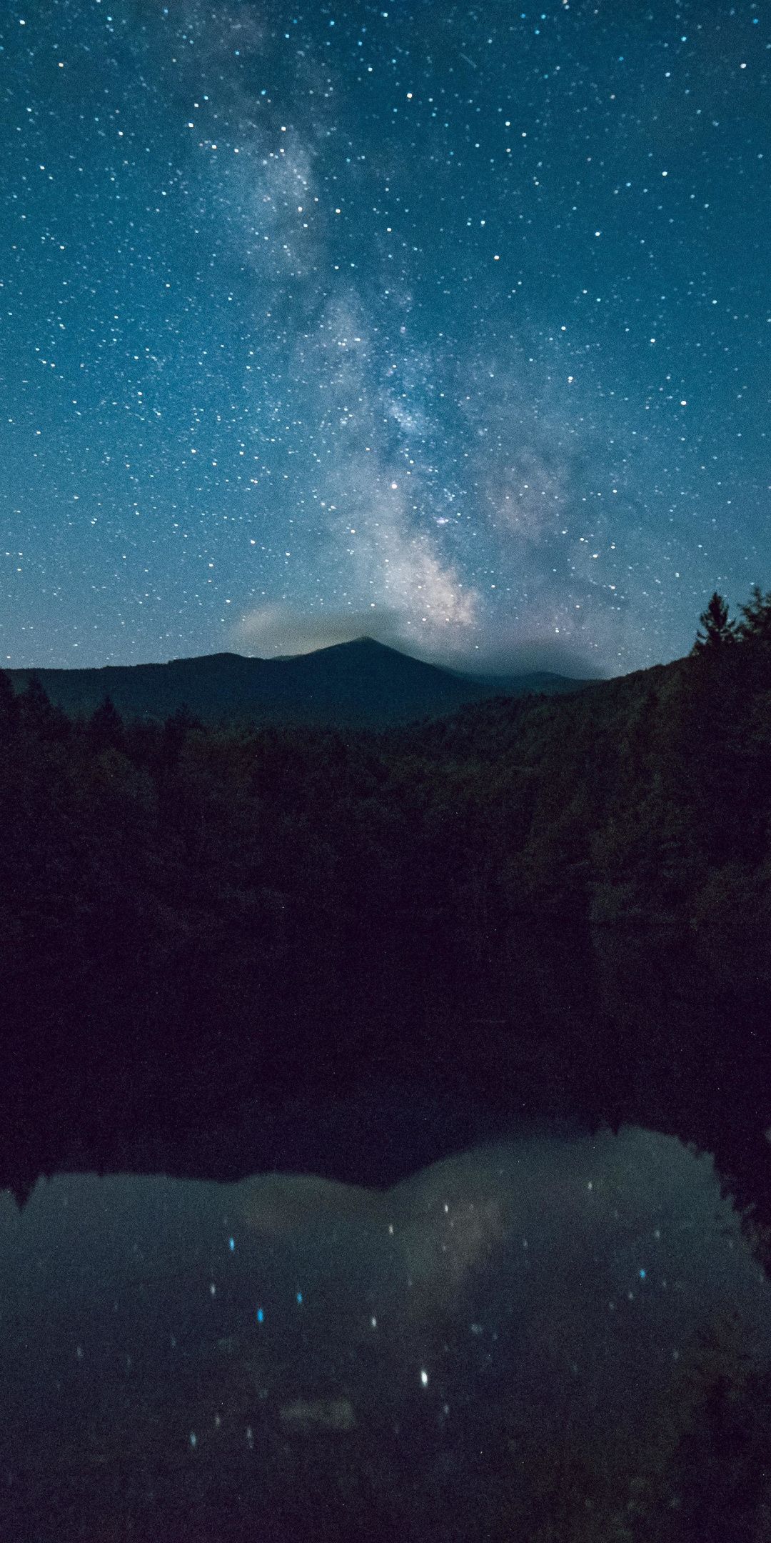 Milky Way And Mountain Reflection Wallpapers