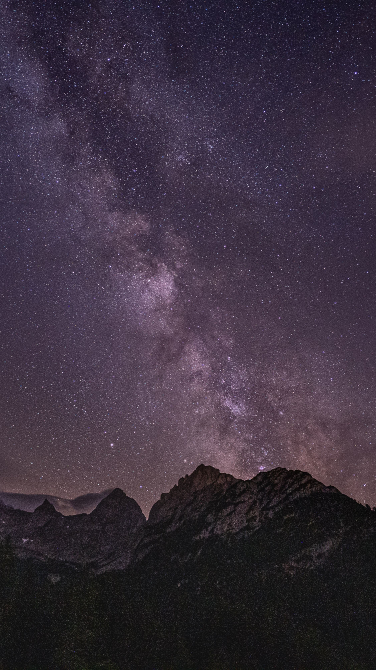 Milky Way Mountains Wallpapers