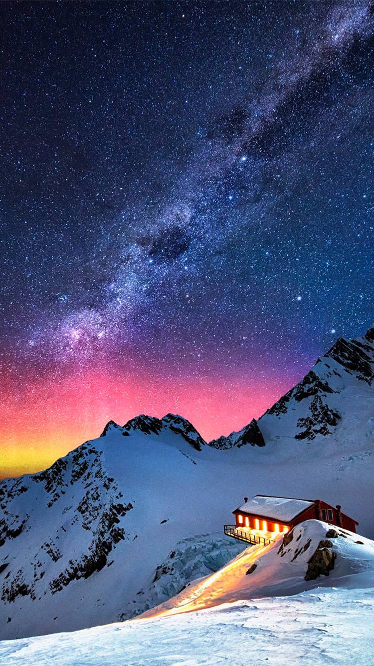 Milky Way Mountains Wallpapers