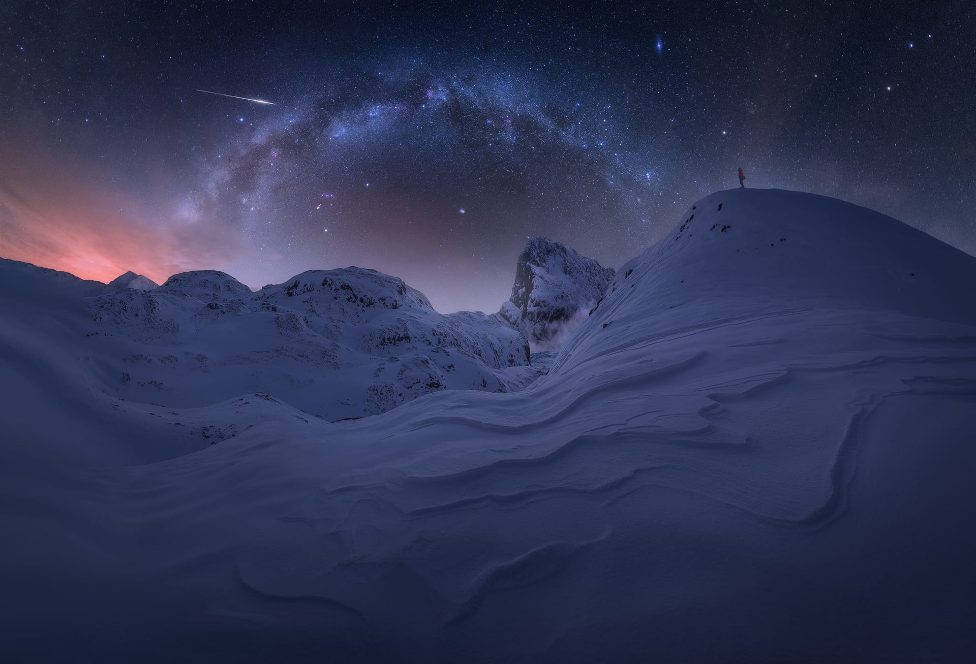 Milky Way Mountains Wallpapers