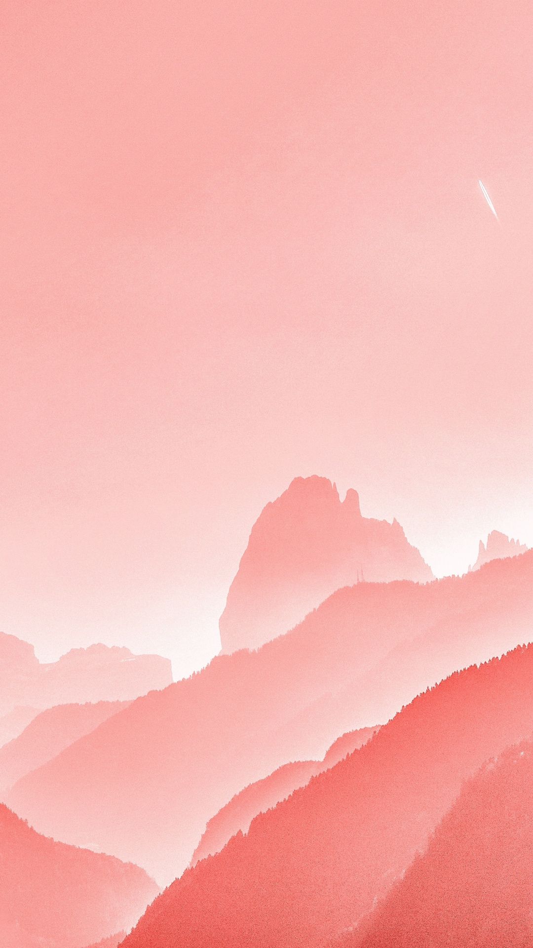 Misty Pink Sunset Wallpapers