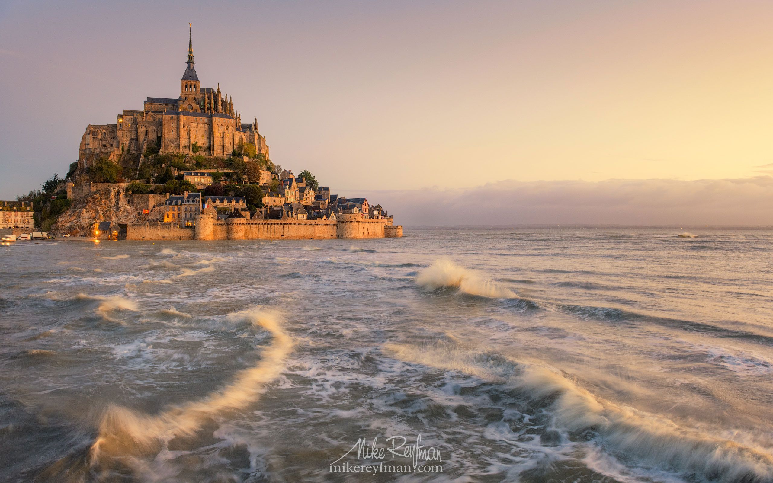 Mont Saint-Michel Landscape Wallpapers