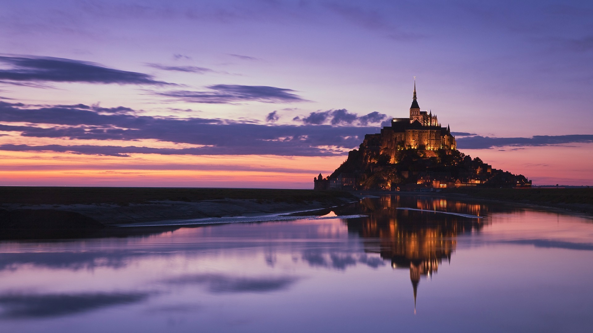 Mont-Saint-Michel In Normandy France Wallpapers