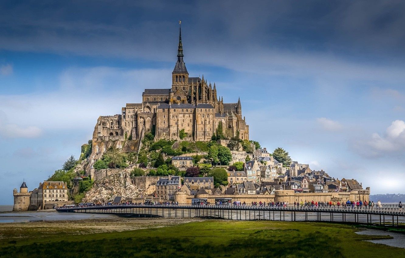 Mont-Saint-Michel In Normandy France Wallpapers