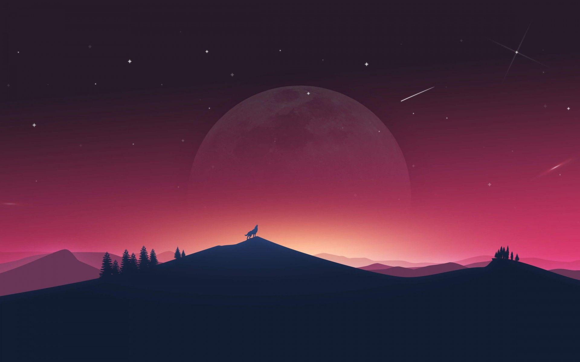 Moon Aesthetic Desktop Wallpapers