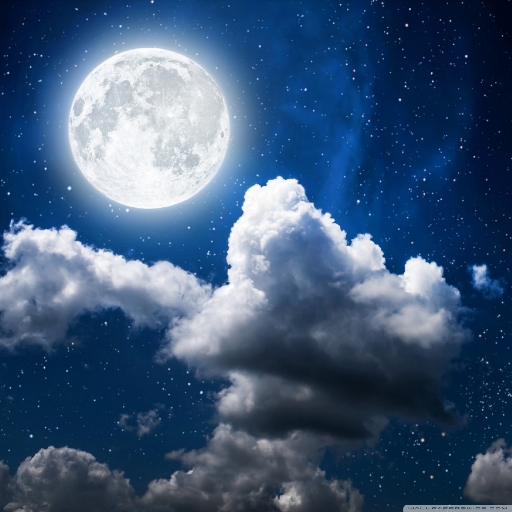 Moon And Clouds Wallpapers