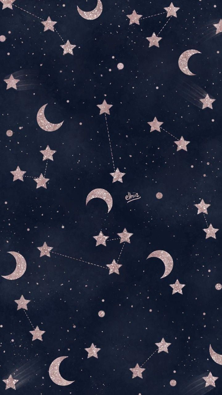 Moon And Stars Iphone Wallpapers