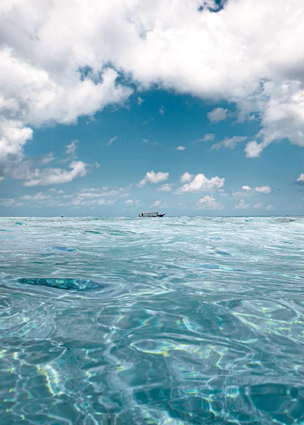 Moon Clouds Sea Sky Wallpapers