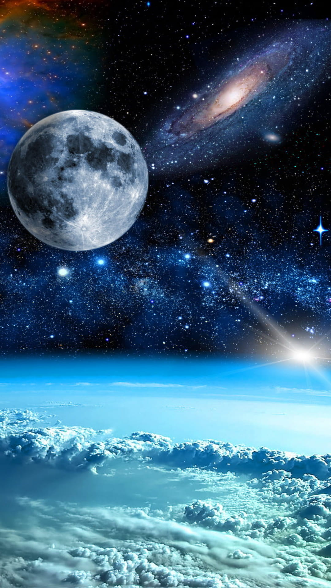 Moon Galaxy Wallpapers