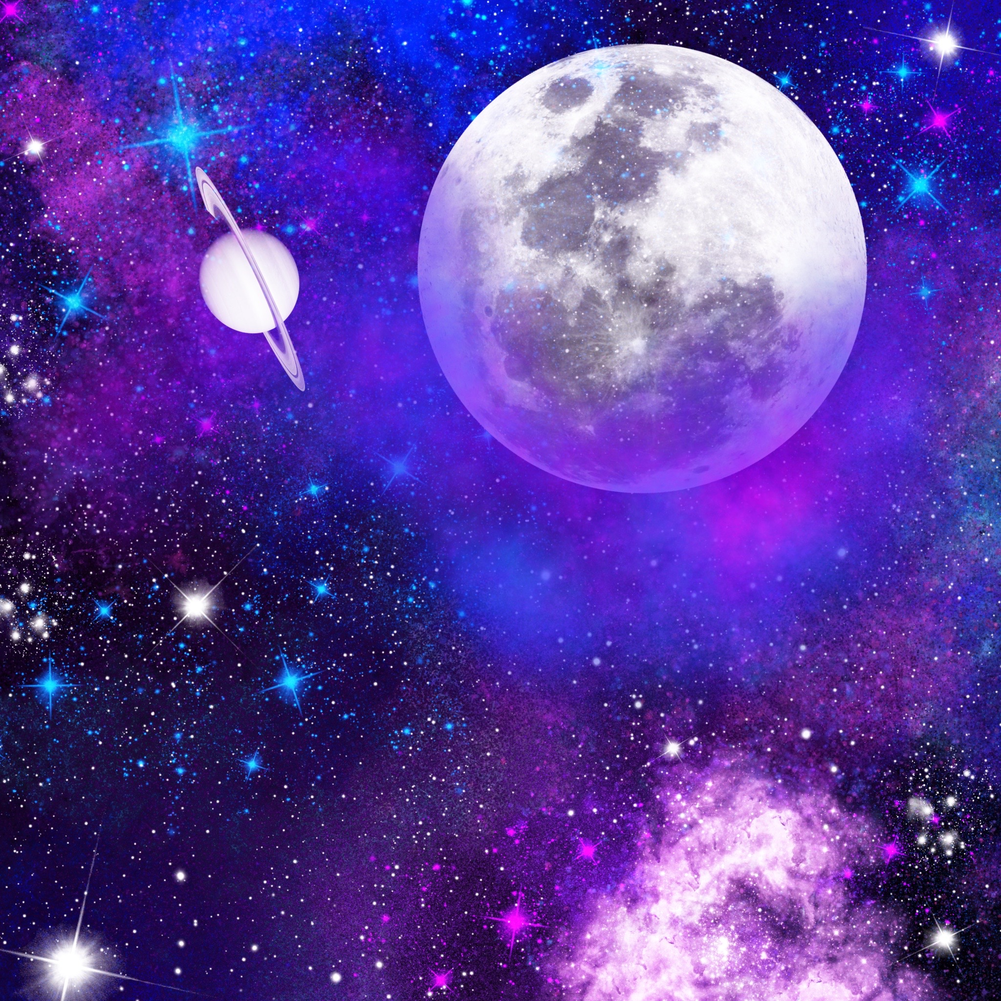 Moon Galaxy Wallpapers