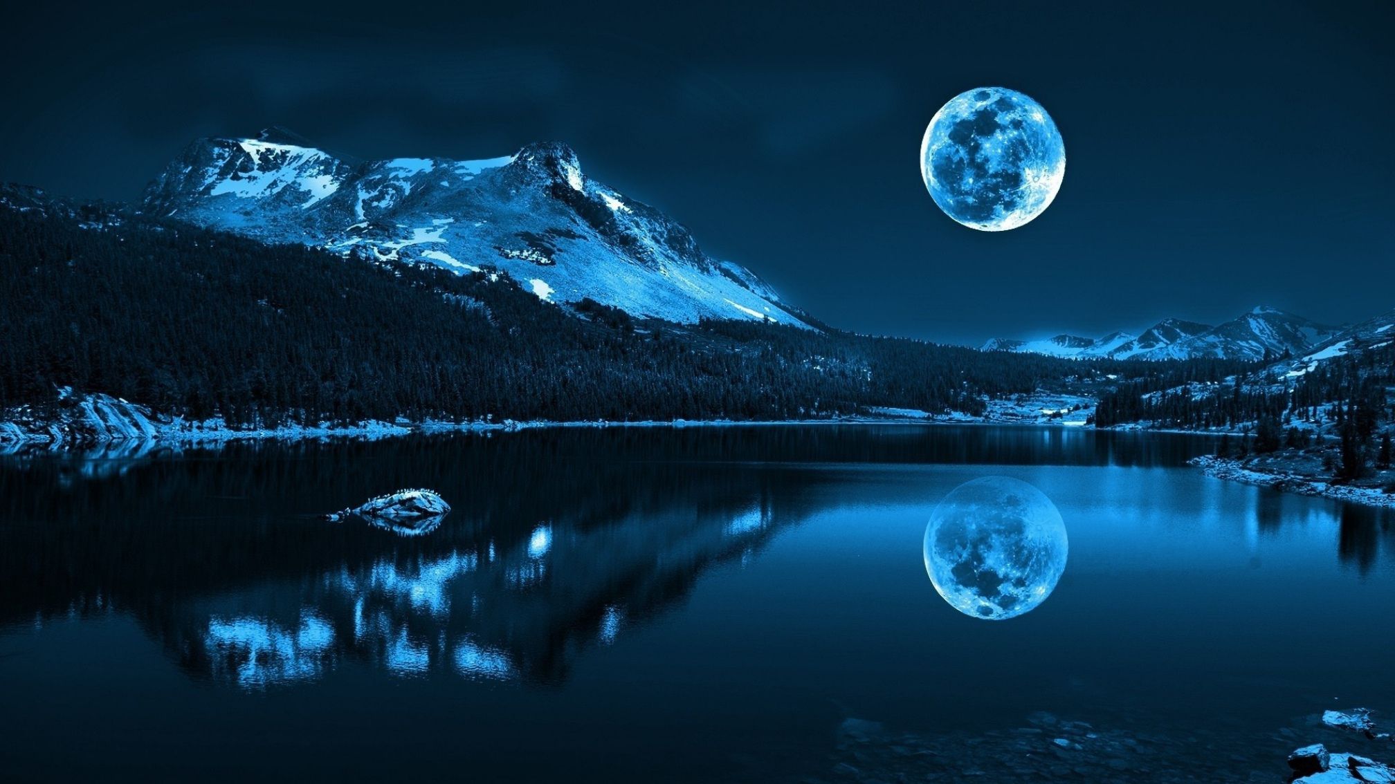 Moon Lake Wallpapers