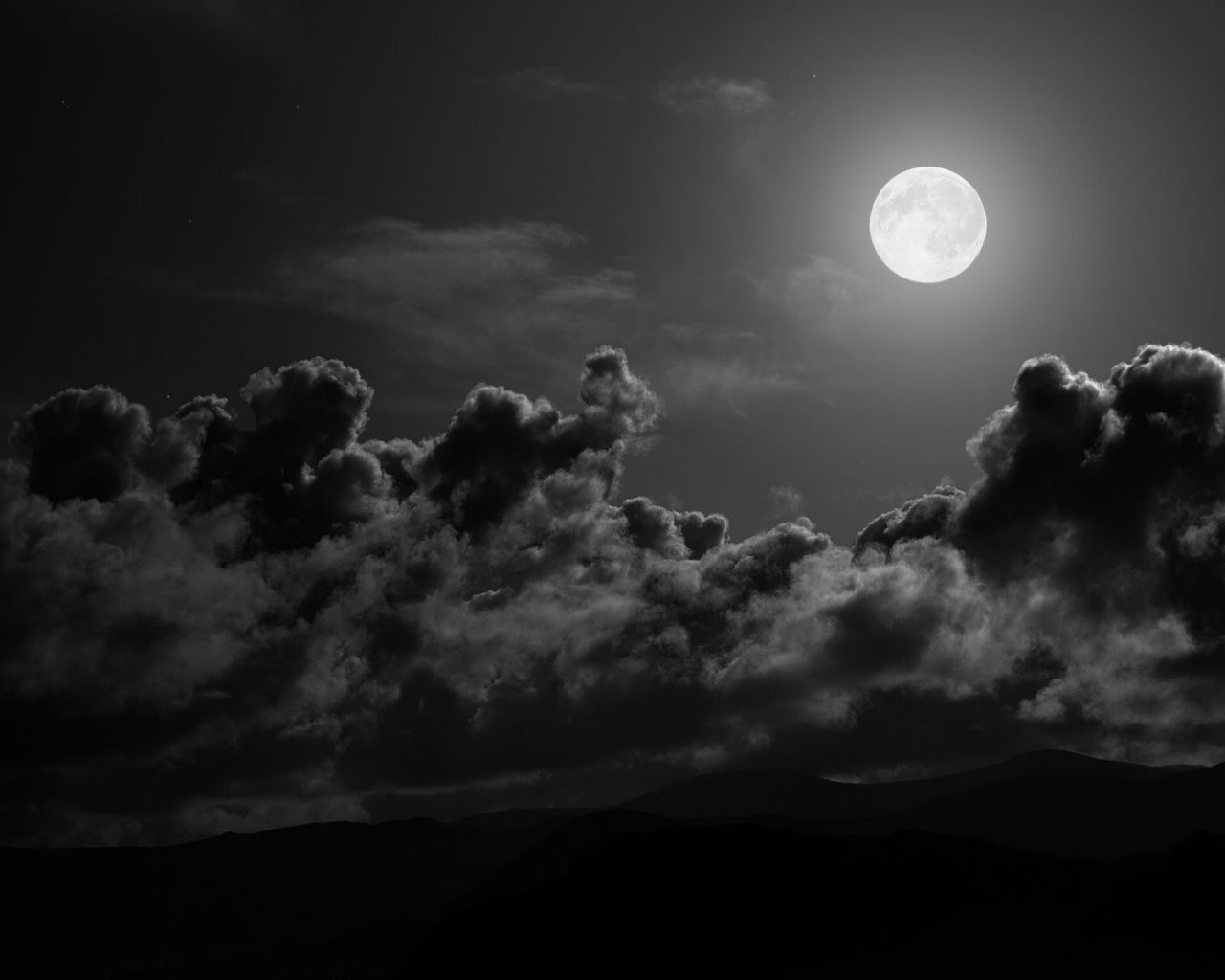 Moon Light Black Wallpapers