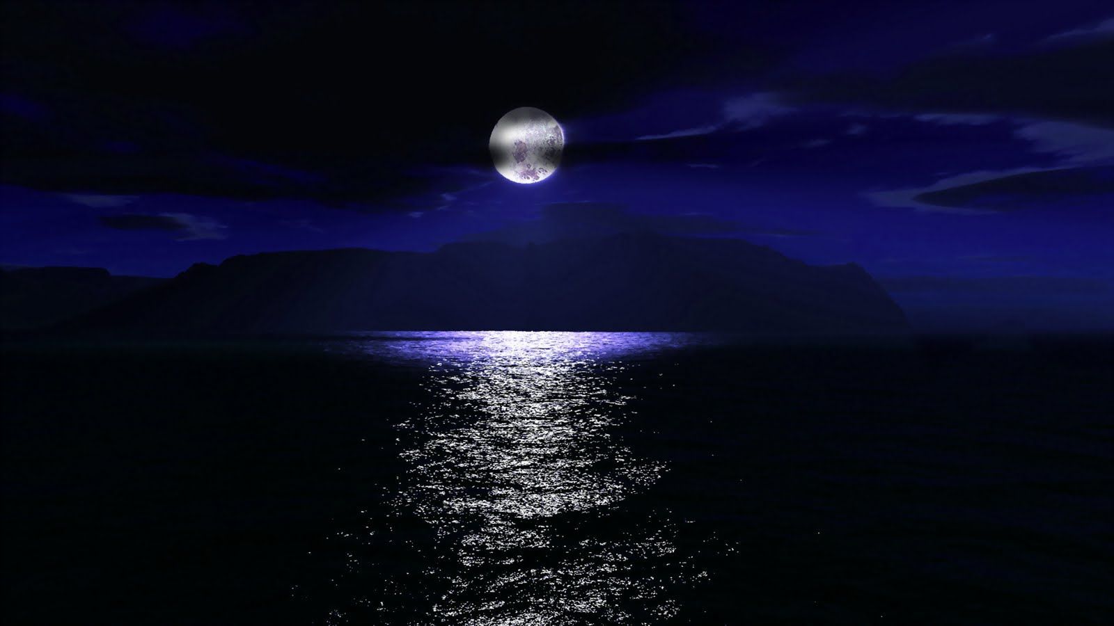 Moon Night Hd Landscape Wallpapers