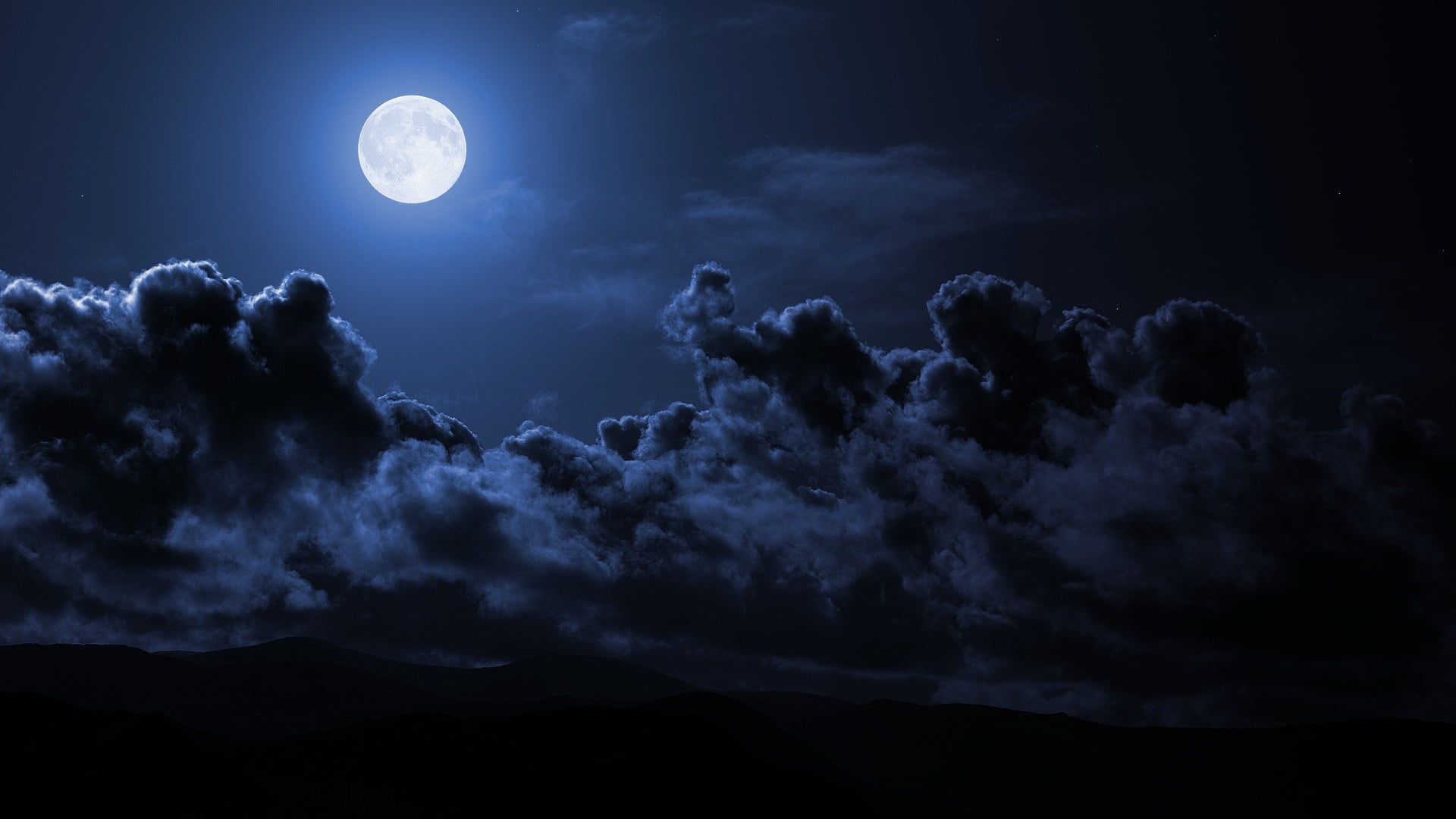 Moon Night Hd Landscape Wallpapers