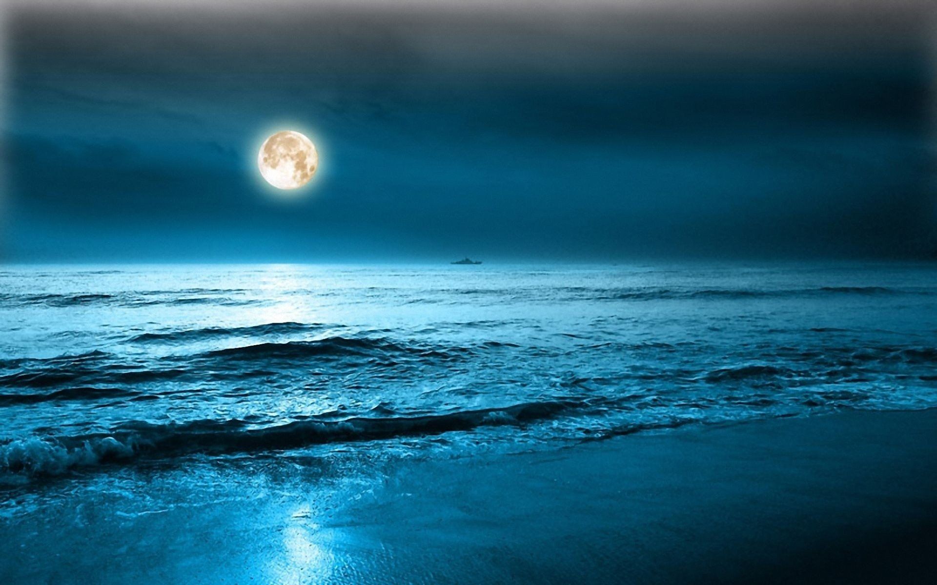 Moonlight Beach Wallpapers