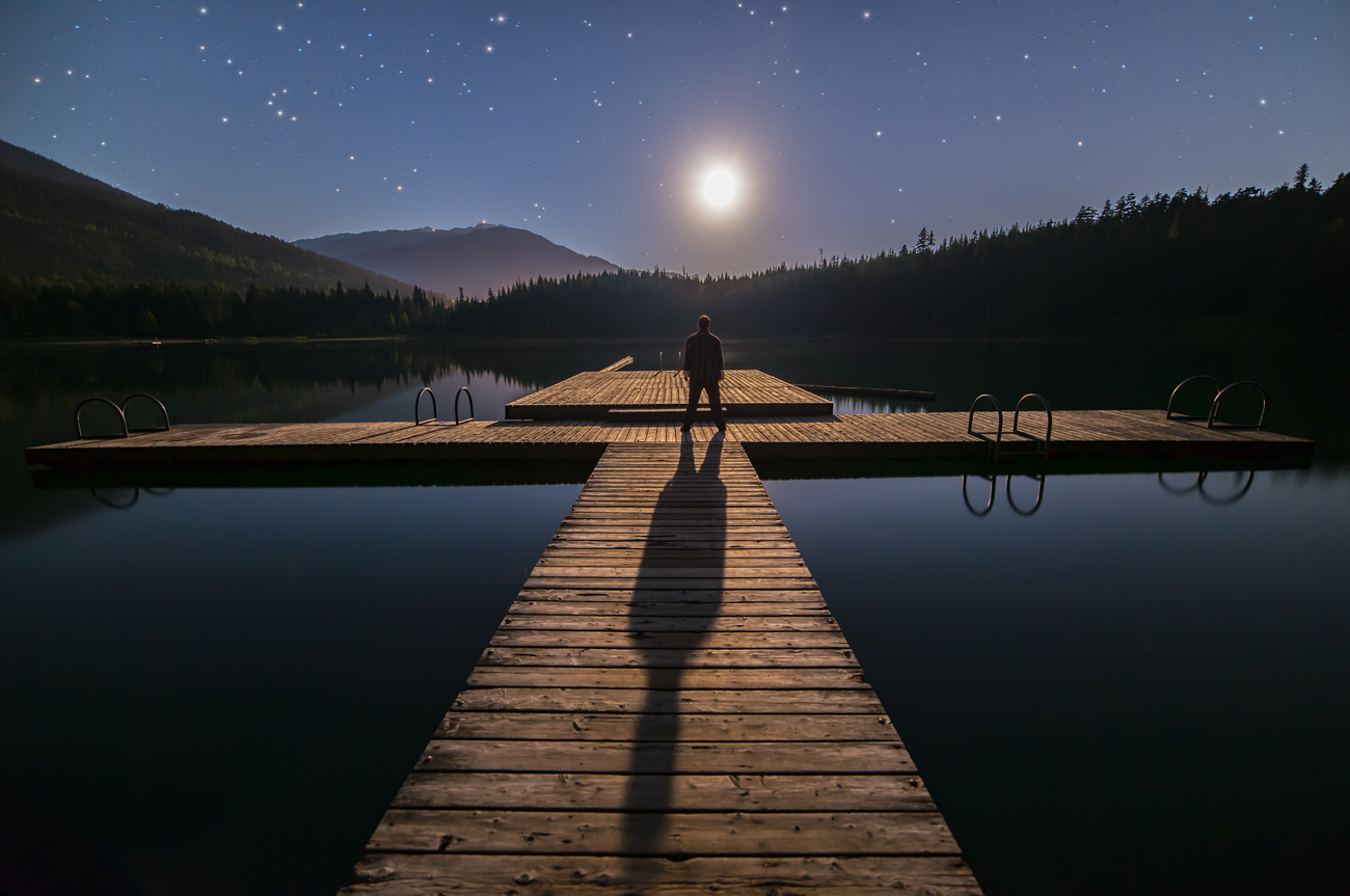 Moonlight Dock Wallpapers