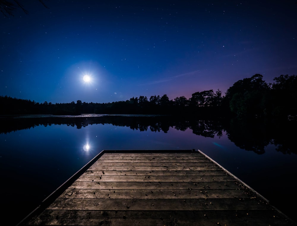 Moonlight Dock Wallpapers