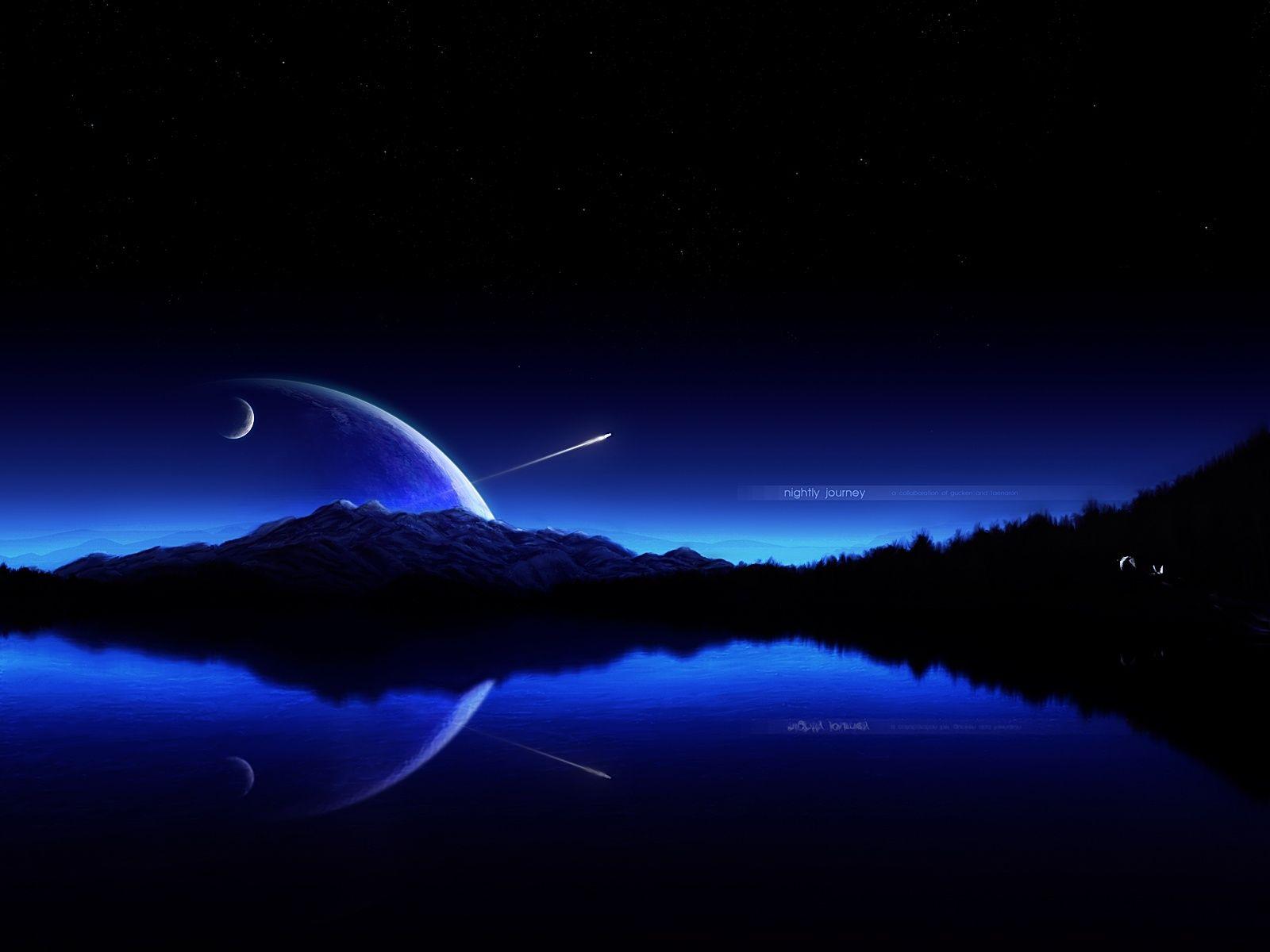 Moonlight Reflection Wallpapers