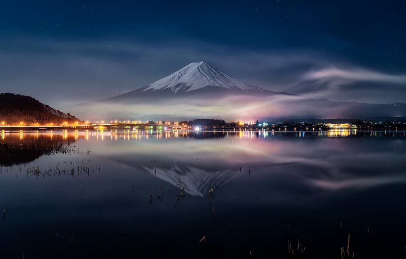 Mount Fuji 4K Japan Photography Night Wallpapers