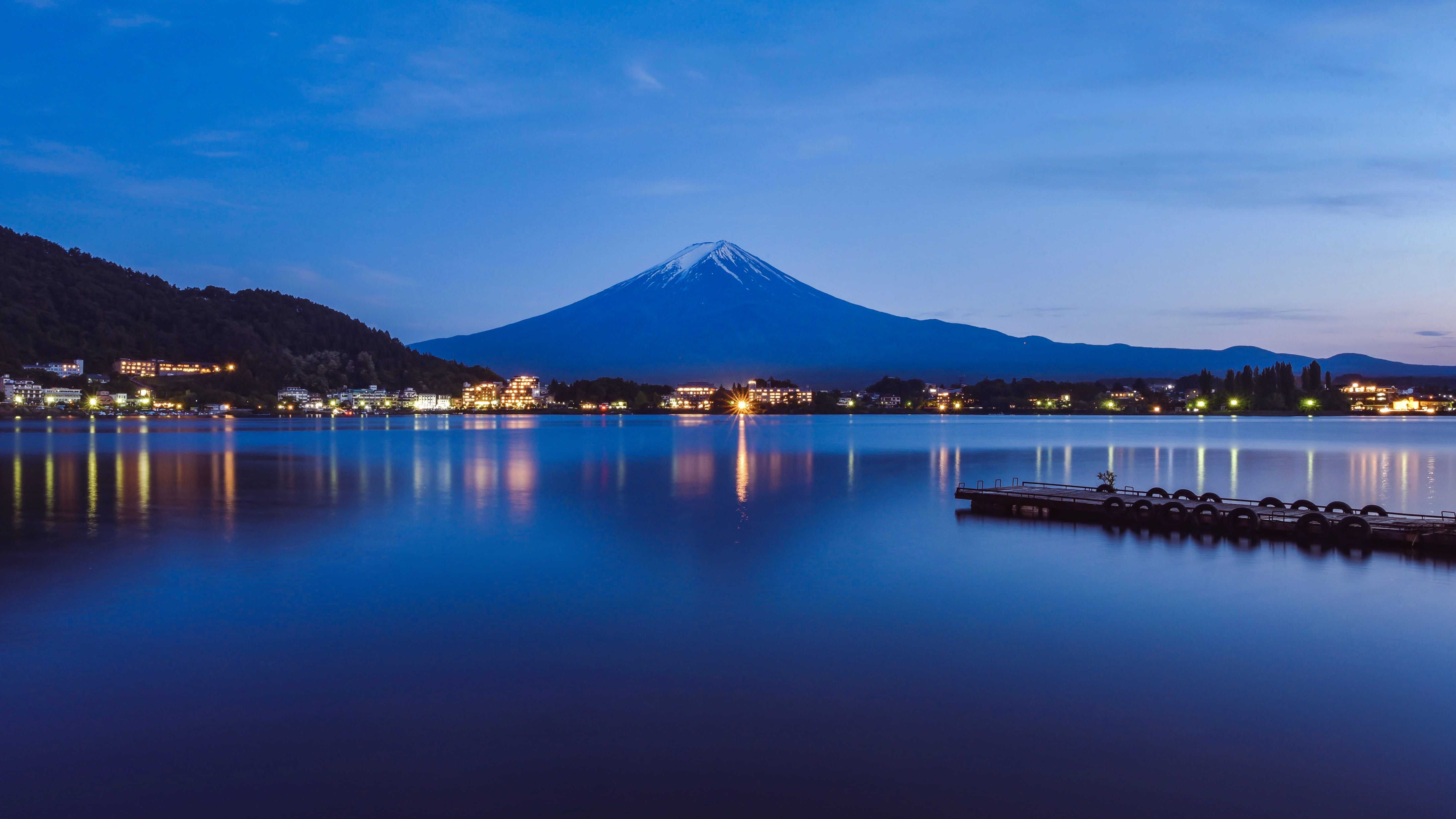 Mount Fuji 4K Japan Photography Night Wallpapers