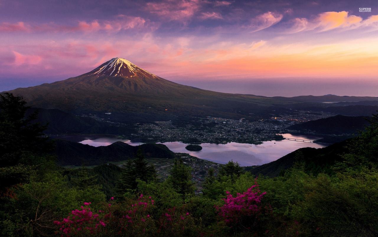 Mount Fuji Nightscape Wallpapers