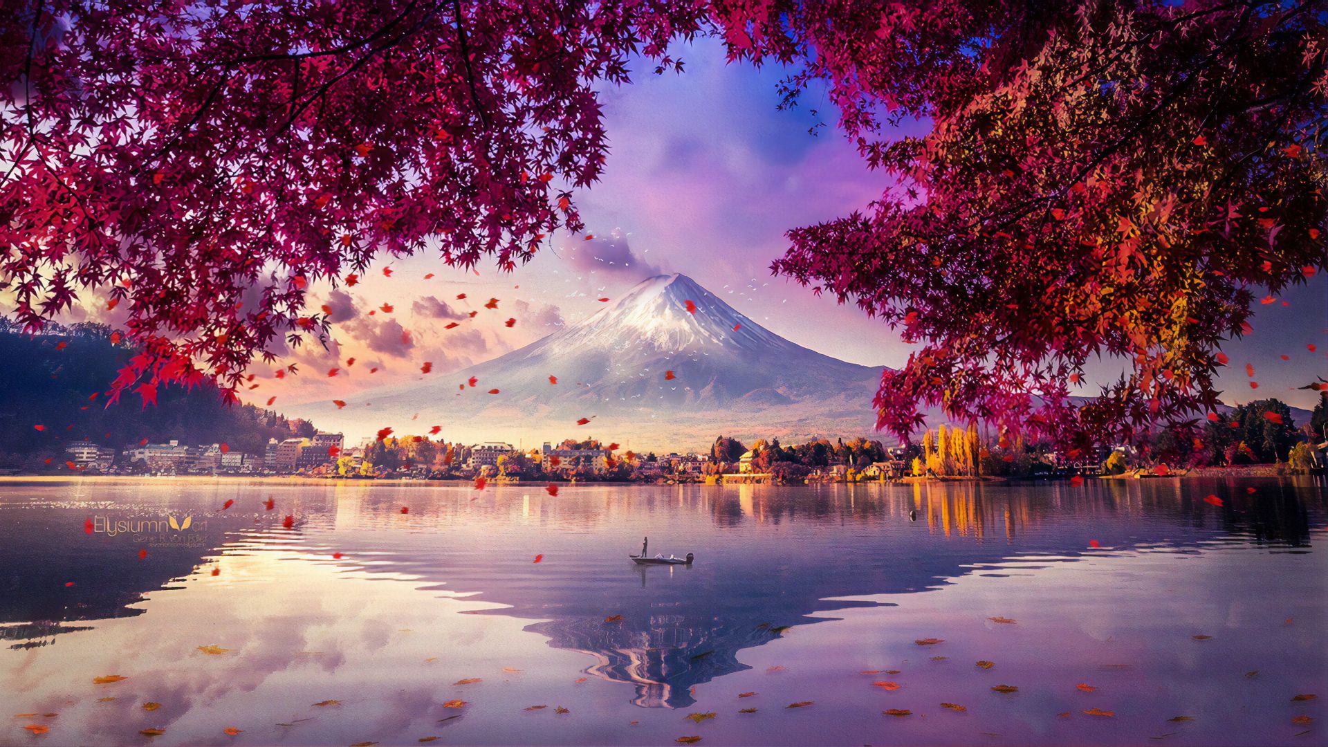 Mount Fuji Reflection Wallpapers