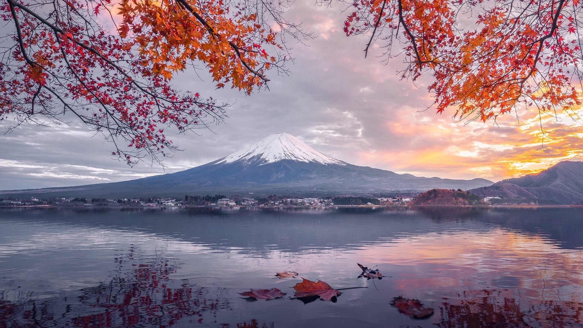 Mount Fuji Reflection Wallpapers