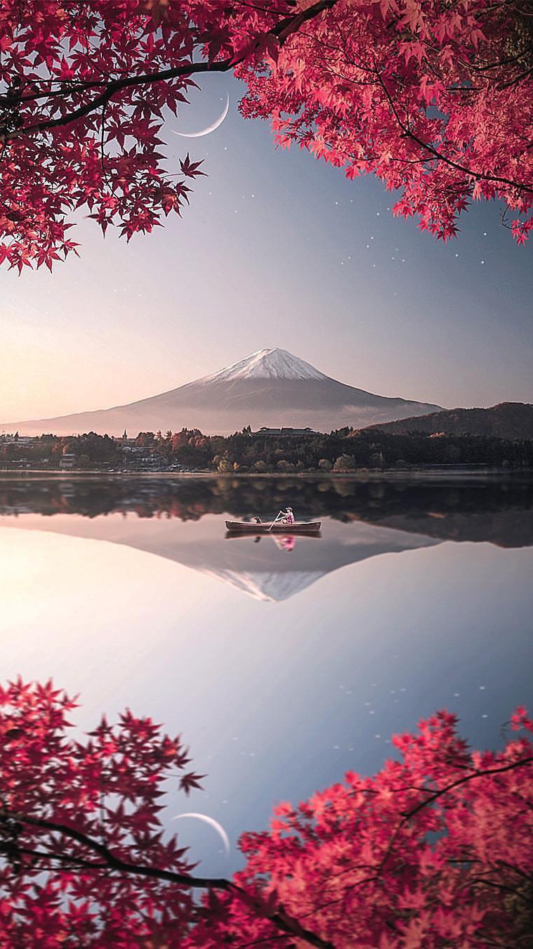 Mount Fuji Reflection Wallpapers