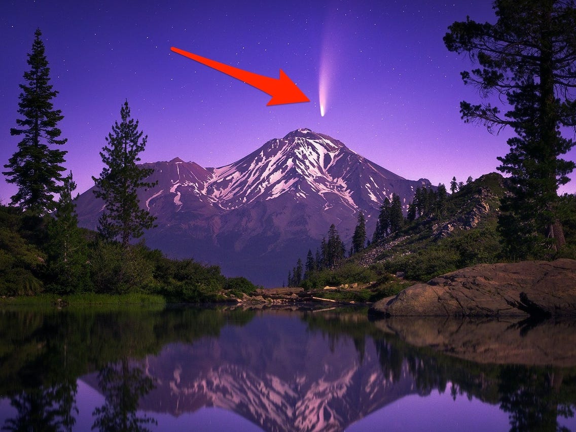 Mount Hood Above The Clouds At Night Wallpapers