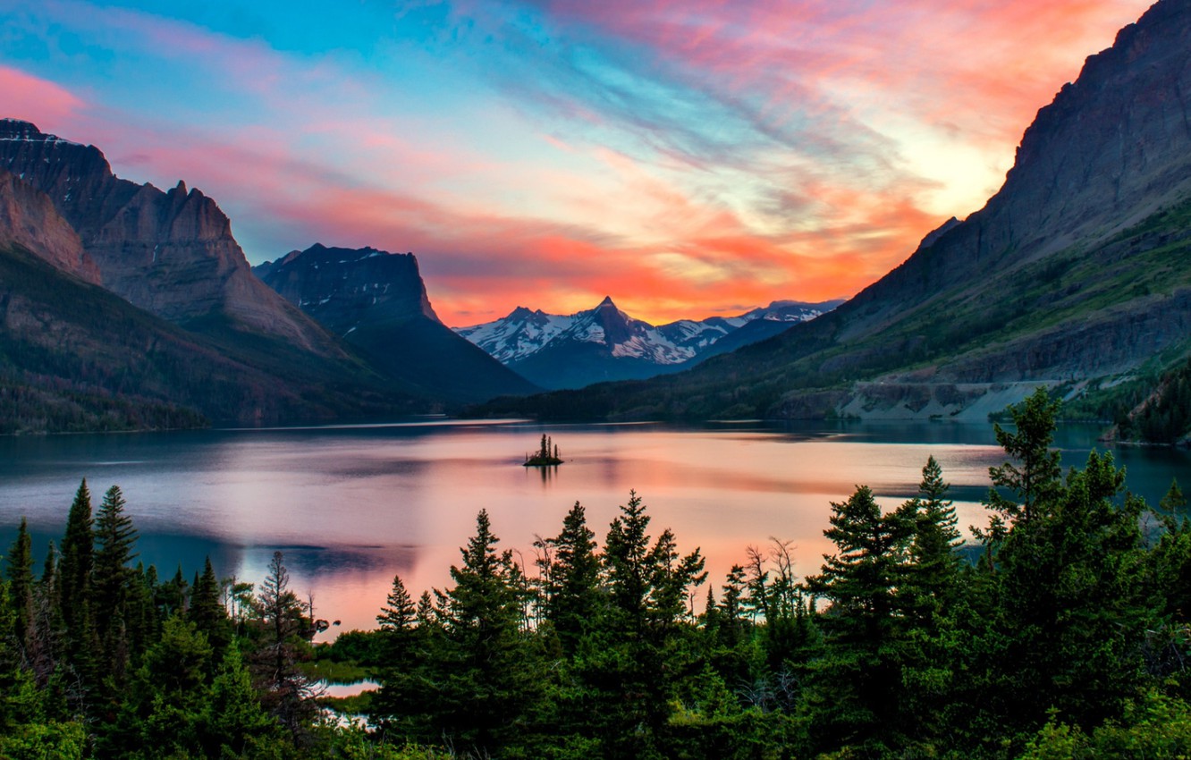 Mountain Lake Landscape Wallpapers