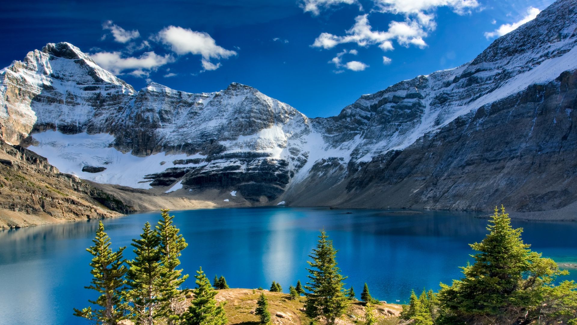 Mountain Lake Landscape Wallpapers