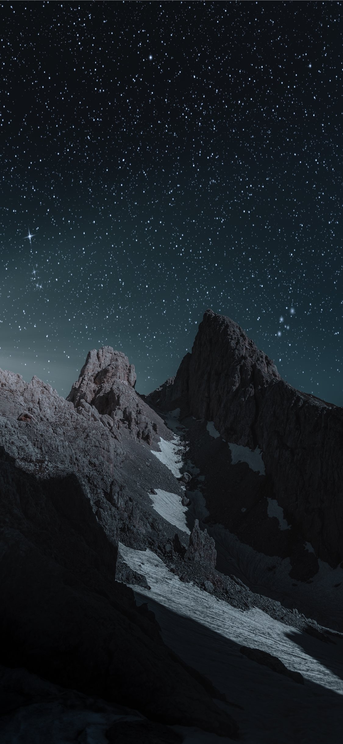 Mountain Night Sky Wallpapers