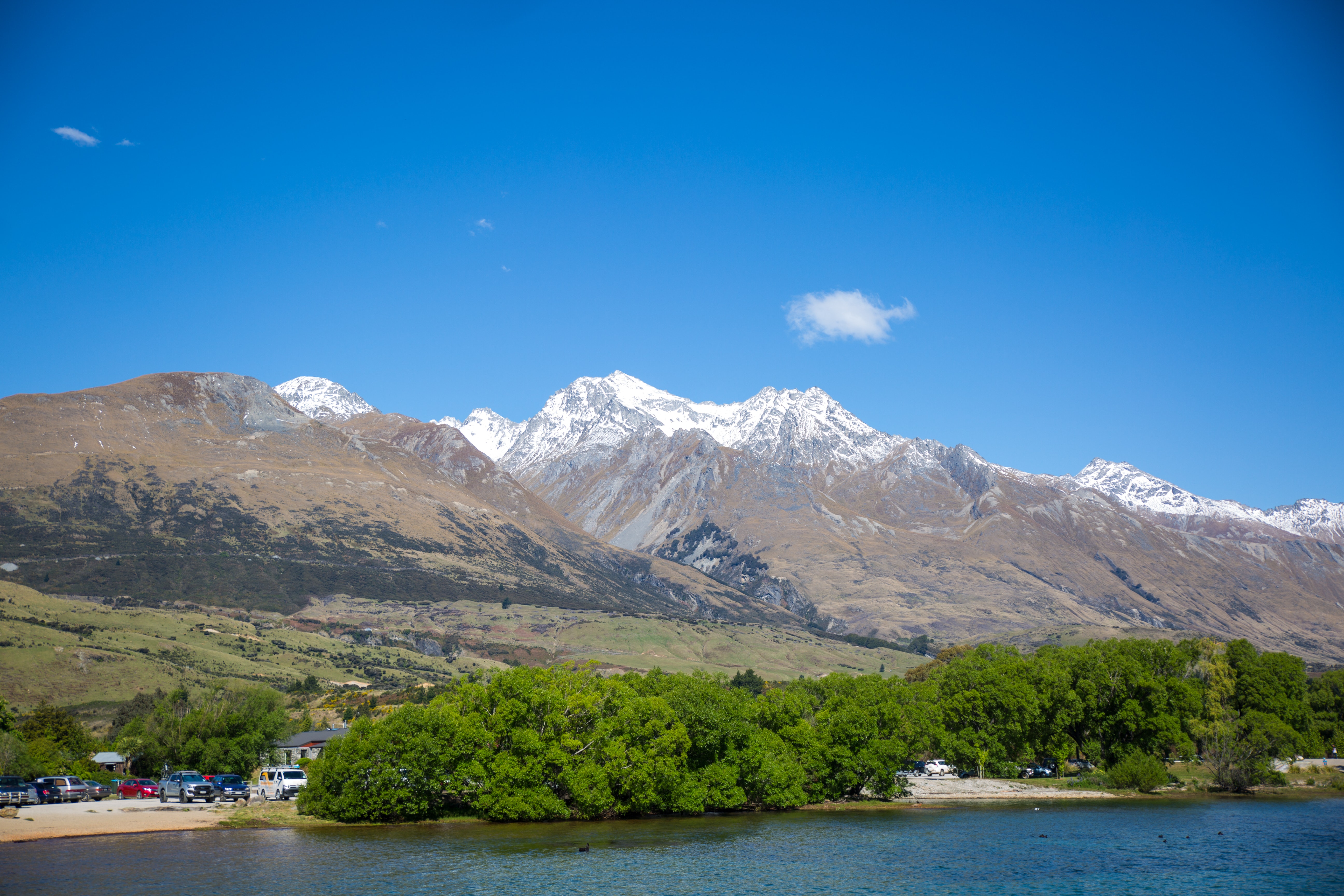 Mountain Reflection On Lake Side Wallpapers