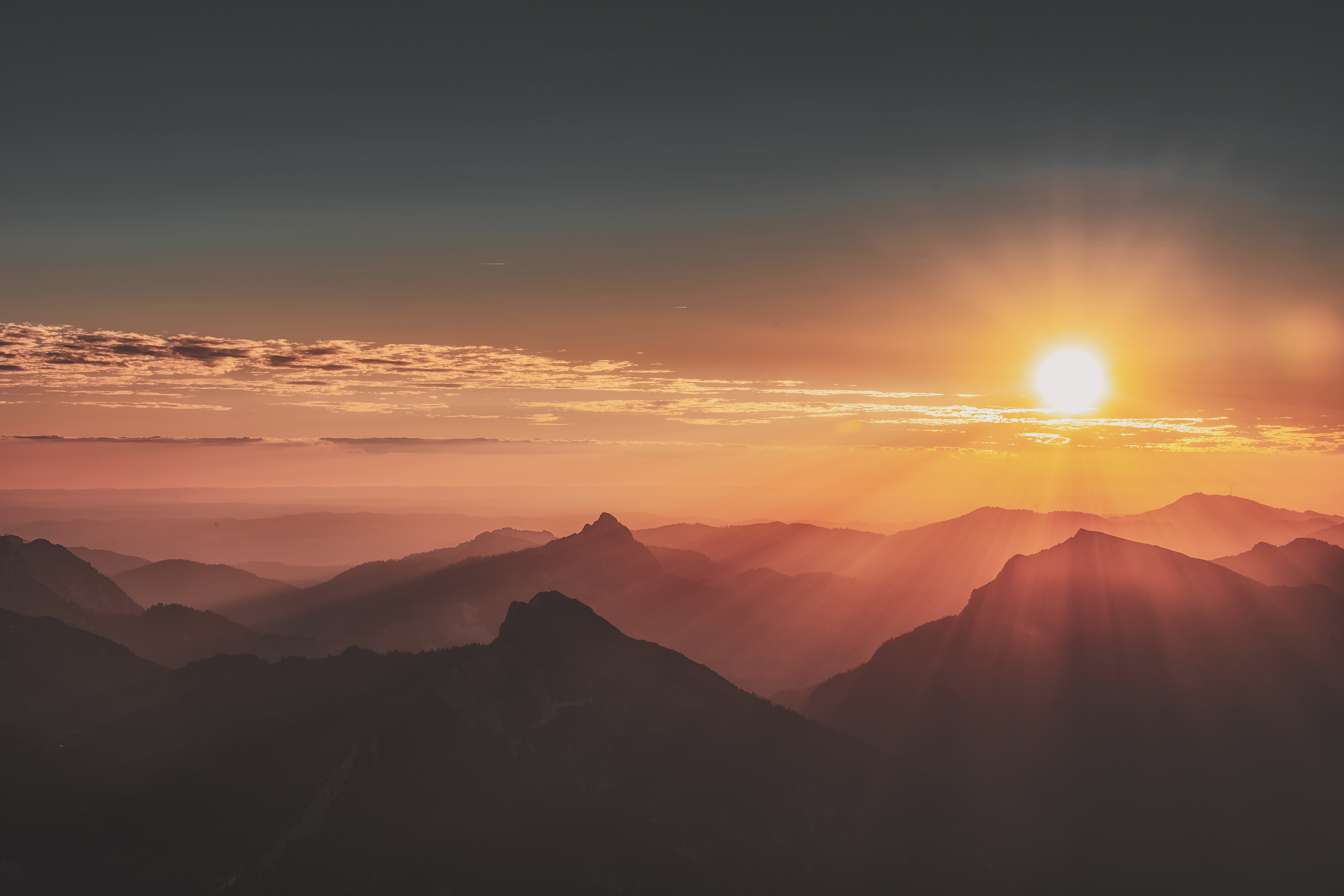 Mountain Top Sunrise Wallpapers