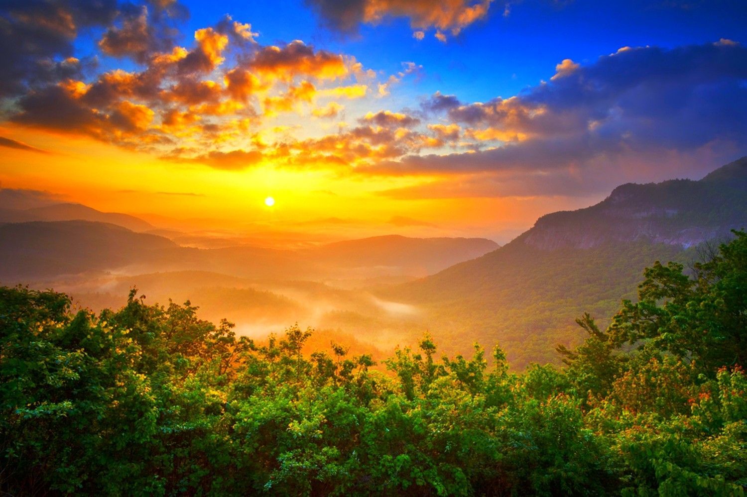 Mountain Top Sunrise Wallpapers