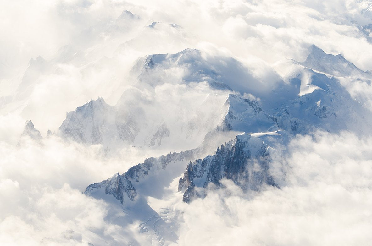 Mountain Touching Clouds Wallpapers