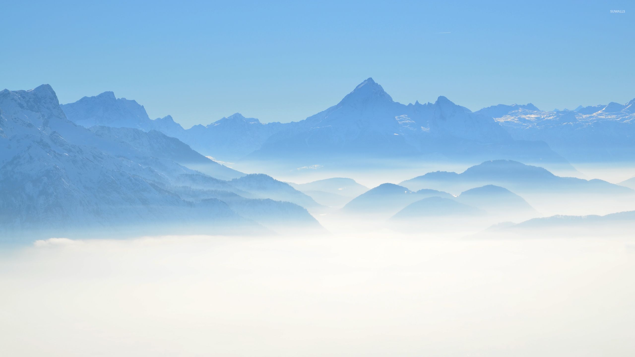 Mountains In Clouds Wallpapers